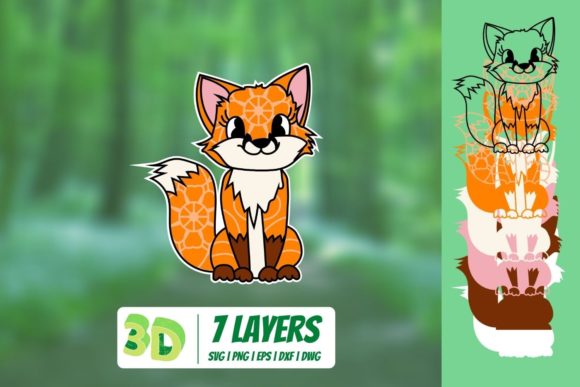 3D Bald SVG for Shadow Boxes and 3D SVG Projects