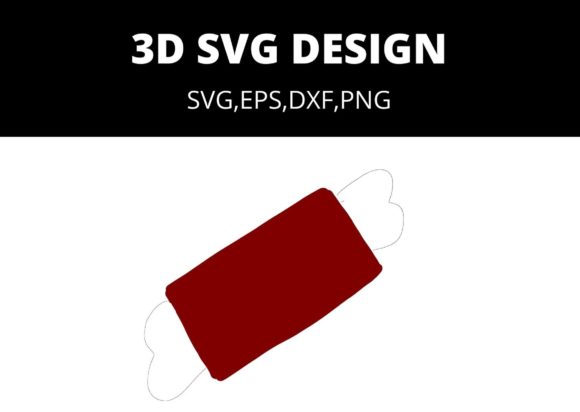 3D SVG Bone: Graphics for Crafts & Branding