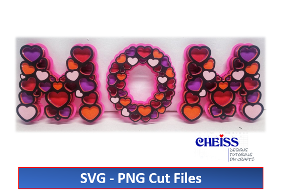 3D SVG MOM Letters: A Seller's Review of This Shape Asset