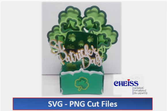 3D SVG Shapes for St Patrick's Pop-Up Branding