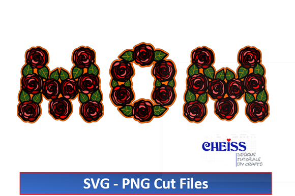 3D SVG Shapes: Reviewing MOM Letters Roses