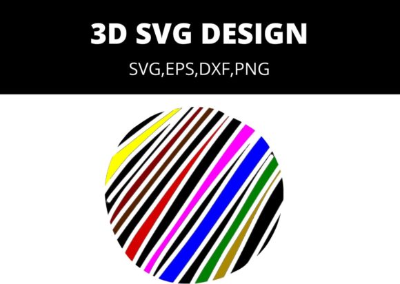 CIRCLE 3D SVG: Graphics for Crafts