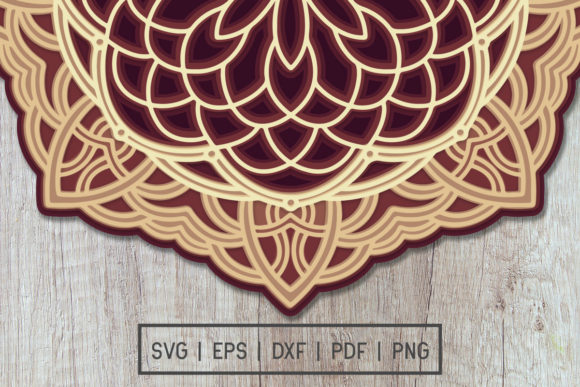 Review: 3D SVG Mandala for Shadow Boxes & Branding