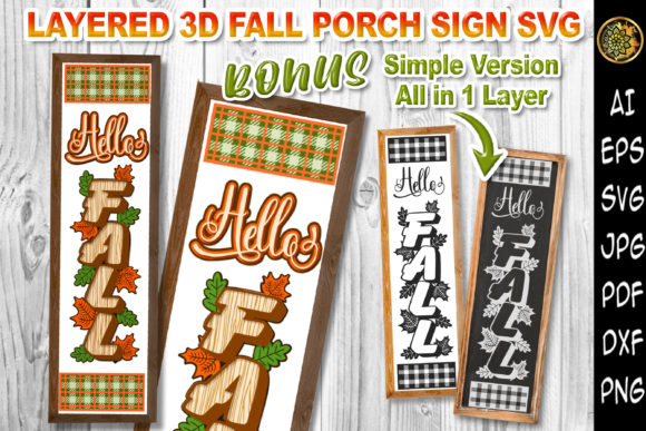 Review: Hello Fall 3D SVG for Seasonal Sales